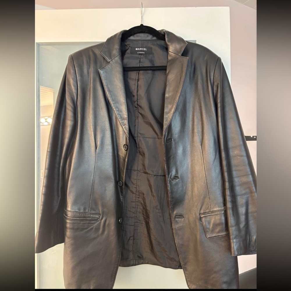 Faux leather jacket (S/M)